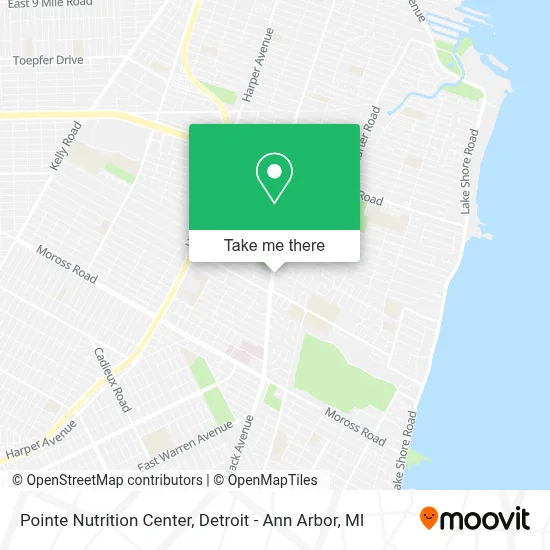 Pointe Nutrition Center map