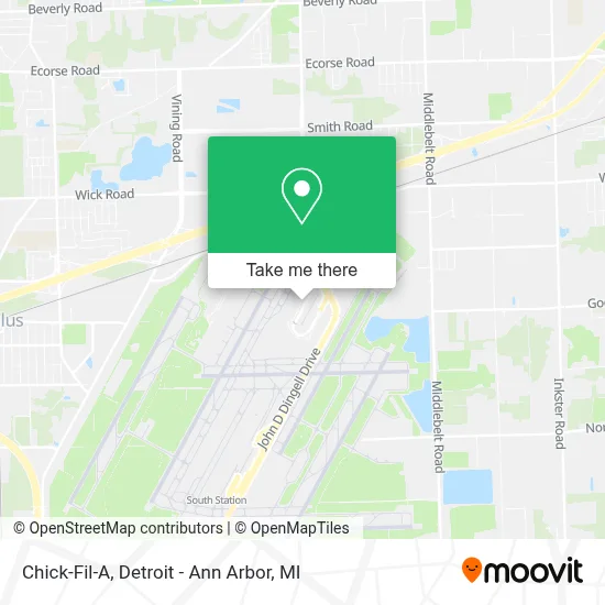 Chick-Fil-A map