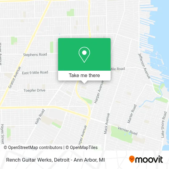 Rench Guitar Werks map