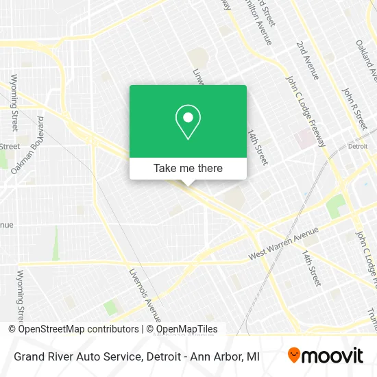Grand River Auto Service map