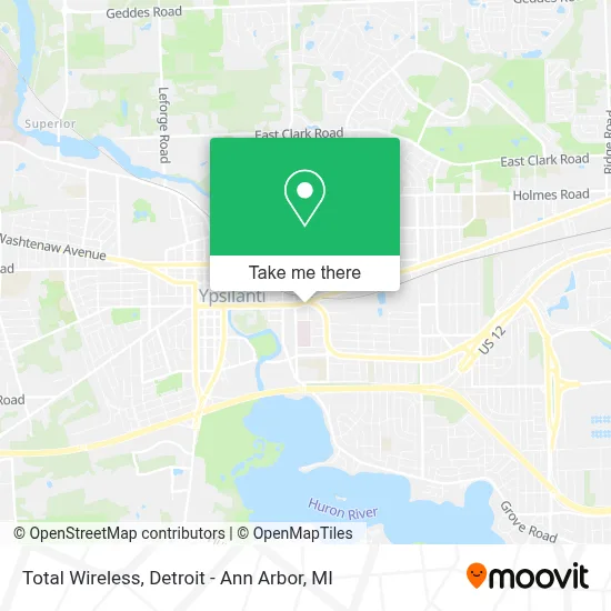 Total Wireless map