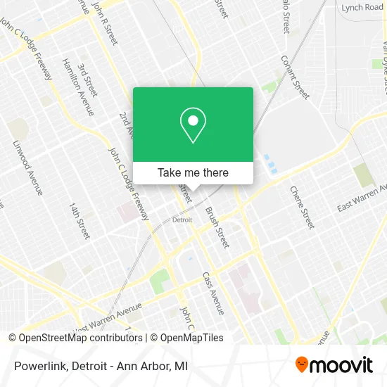 Powerlink map