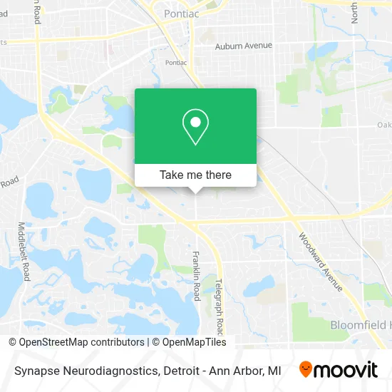 Synapse Neurodiagnostics map