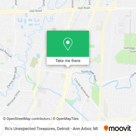 Rc's Unexpected Treasures map