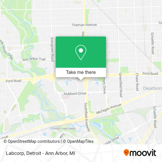 Labcorp map