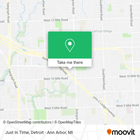 Just In Time map