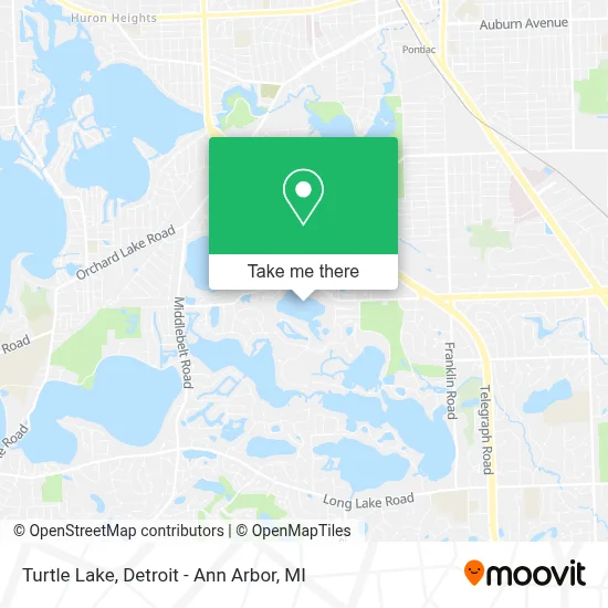 Turtle Lake map