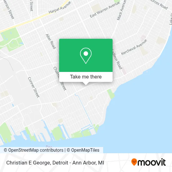 Christian E George map