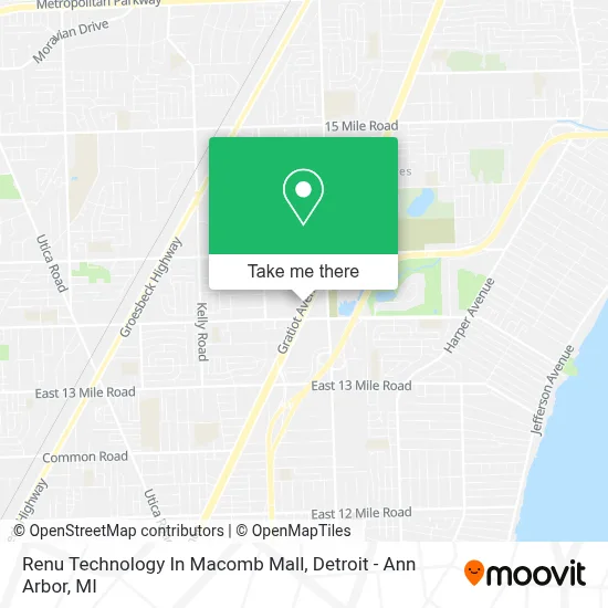 Renu Technology In Macomb Mall map