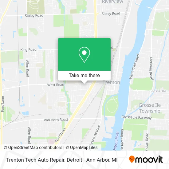 Trenton Tech Auto Repair map