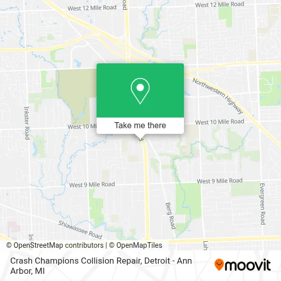Crash Champions Collision Repair map