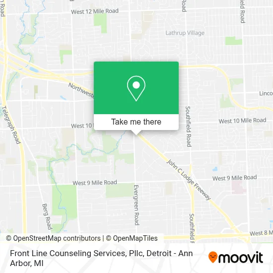 Front Line Counseling Services, Pllc map