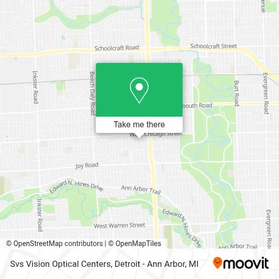 Svs Vision Optical Centers map