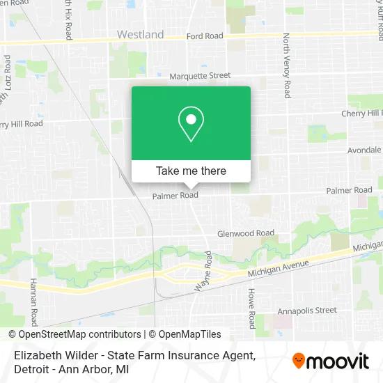 Elizabeth Wilder - State Farm Insurance Agent map