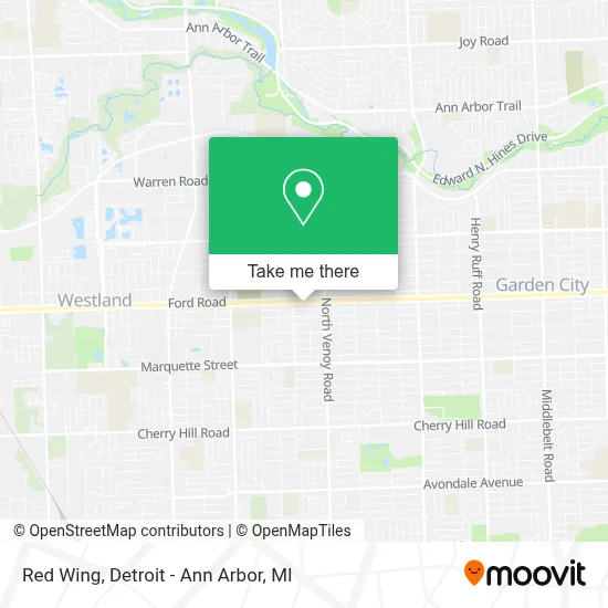 Red Wing map