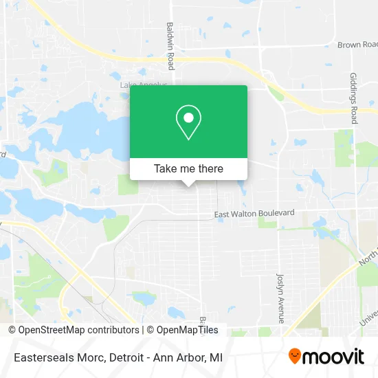 Easterseals Morc map