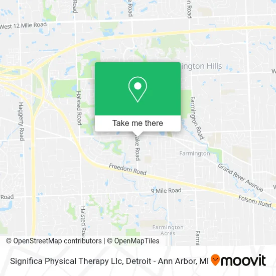 Significa Physical Therapy Llc map