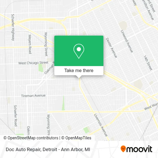 Doc Auto Repair map