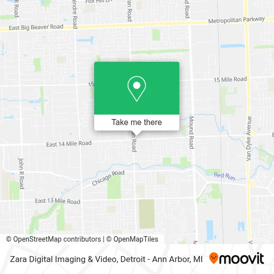 Zara Digital Imaging & Video map