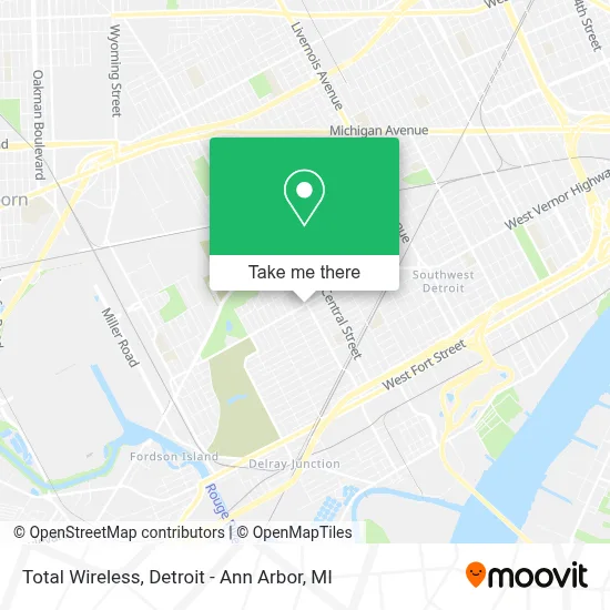 Total Wireless map