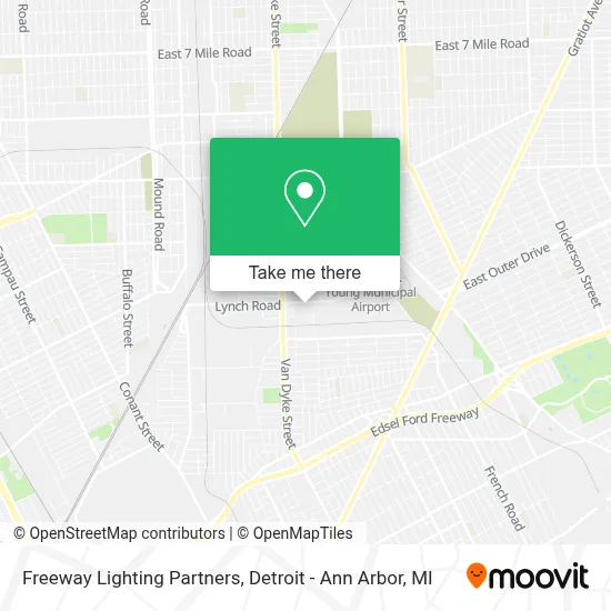 Freeway Lighting Partners map