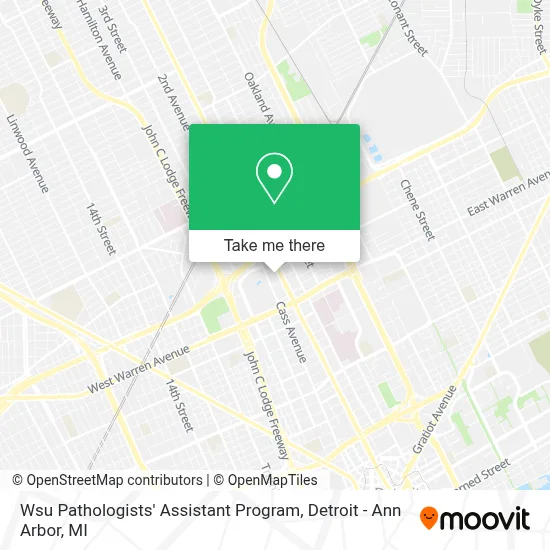 Wsu Pathologists' Assistant Program map