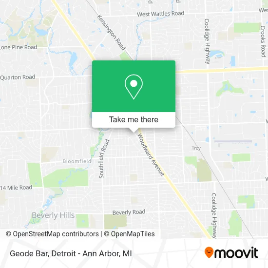 Geode Bar map