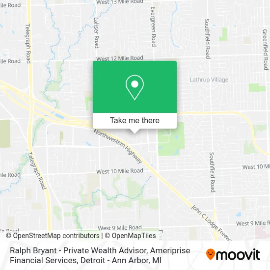 Ralph Bryant - Private Wealth Advisor, Ameriprise Financial Services map
