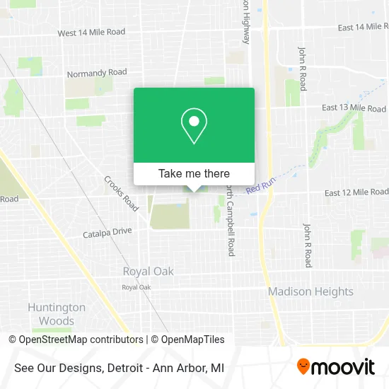 See Our Designs map