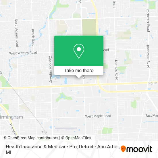 Health Insurance & Medicare Pro map