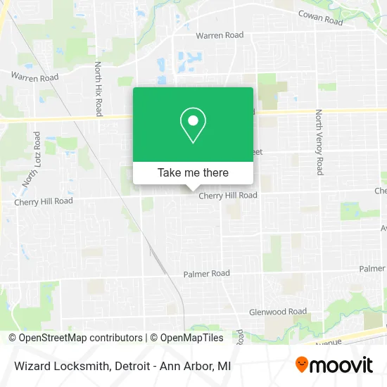 Wizard Locksmith map