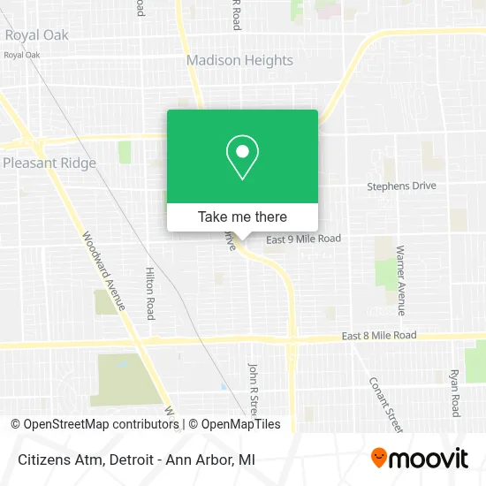 Citizens Atm map