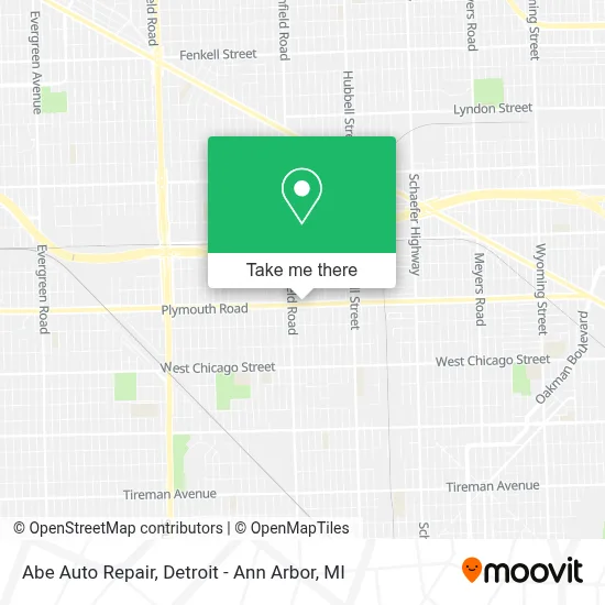 Abe Auto Repair map