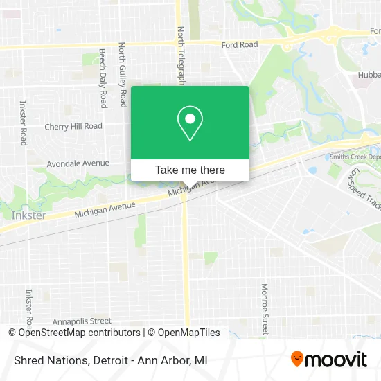 Shred Nations map