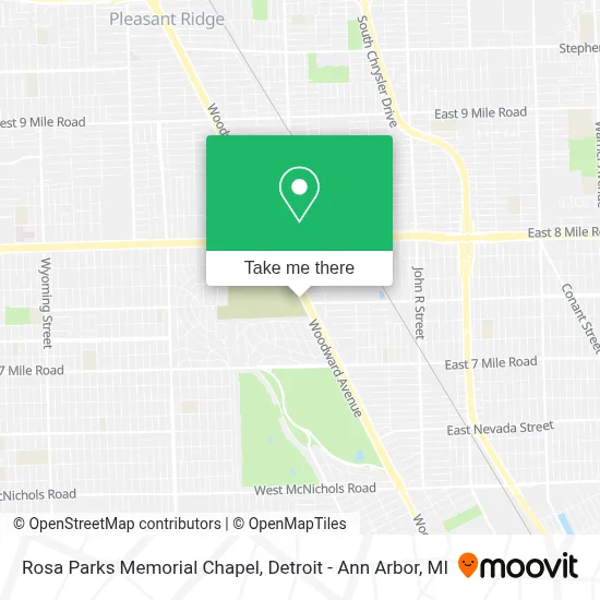 Rosa Parks Memorial Chapel map