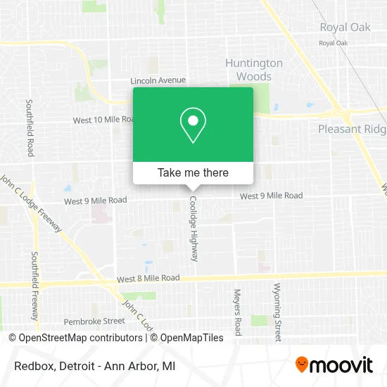 Redbox map