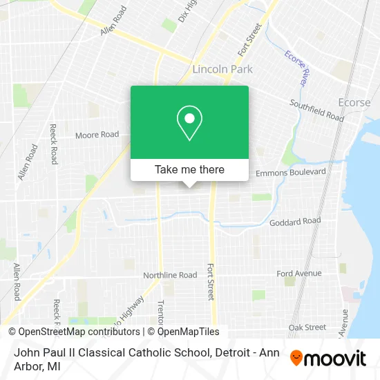 John Paul II Classical Catholic School map