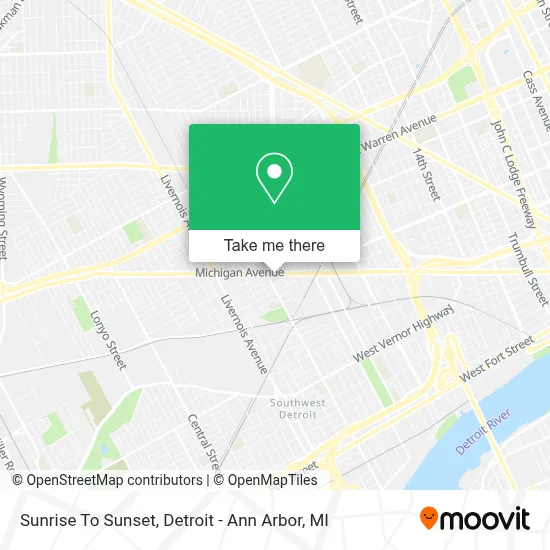Sunrise To Sunset map