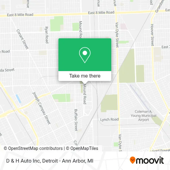 D & H Auto Inc map