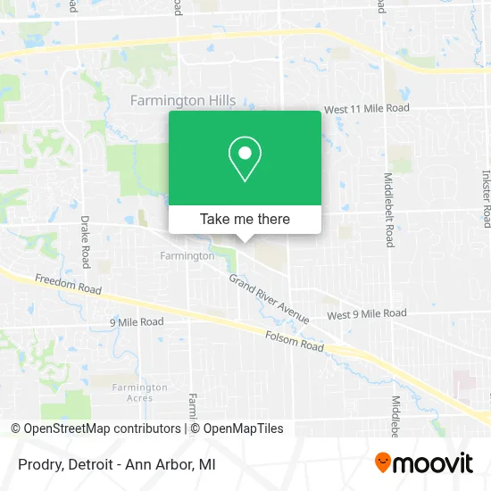 Prodry map