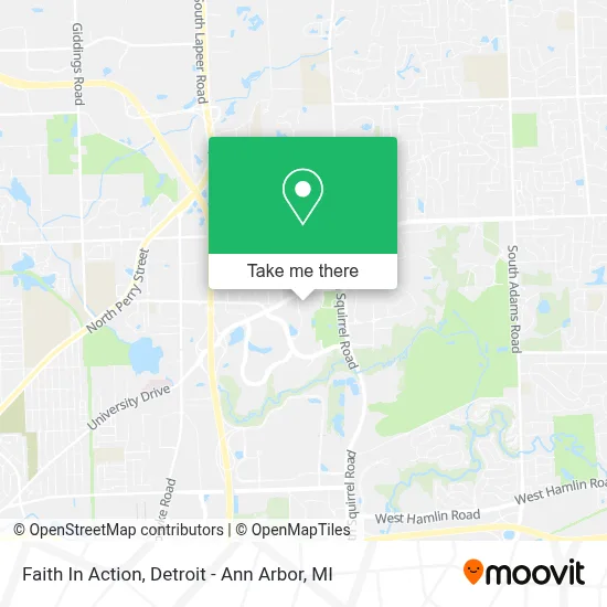 Faith In Action map