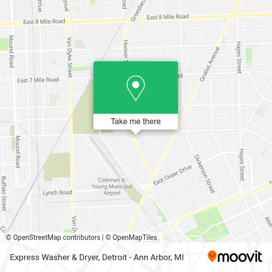 Express Washer & Dryer map