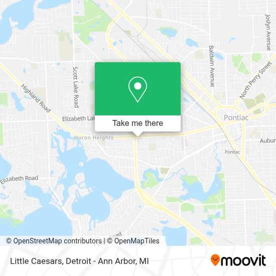 Little Caesars map