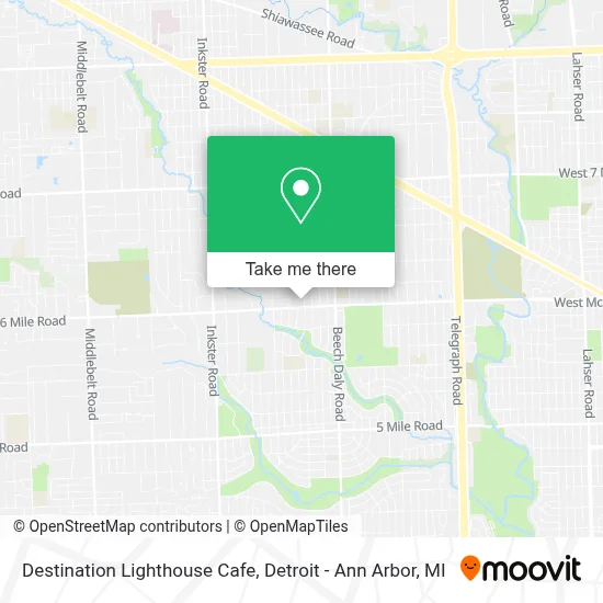 Destination Lighthouse Cafe map