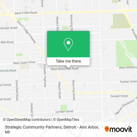 Strategic Community Partners map