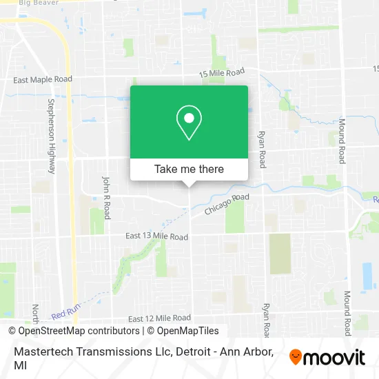 Mastertech Transmissions Llc map