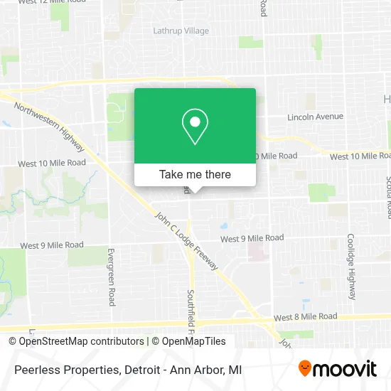 Peerless Properties map