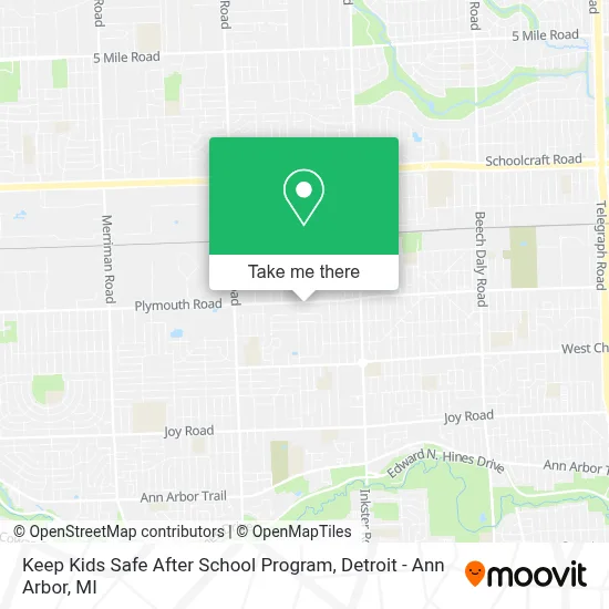 Keep Kids Safe After School Program map