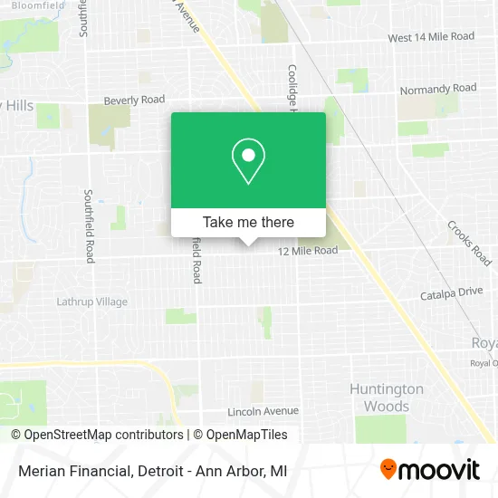 Merian Financial map