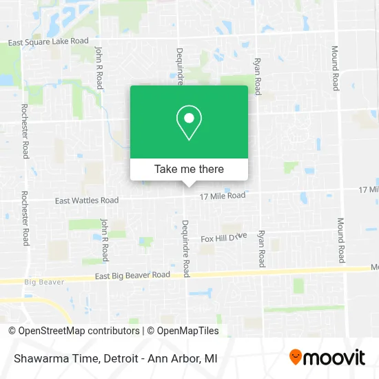 Shawarma Time map